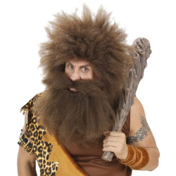 Fúzatý hnedý praveký muž